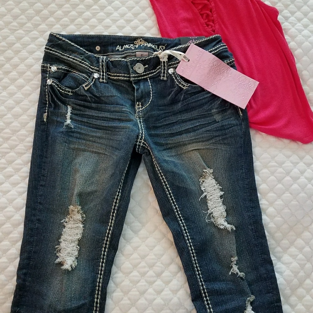 Almost Famous Crop Jean
